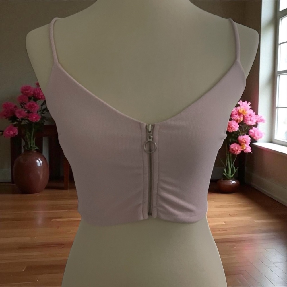 Lucy in the Sky Blush Pink Top Cropped